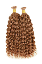 Double Drawn Light Auburn #30a Color Water Wave Bulk Hair BU44
