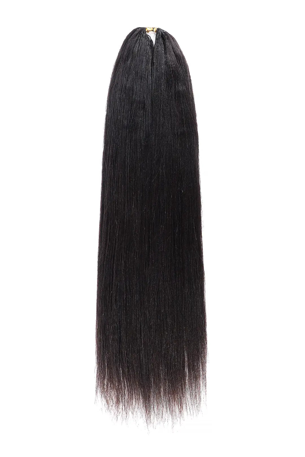 Double Drawn Light Yaki Straight Feather Crochet Hair Human Hair