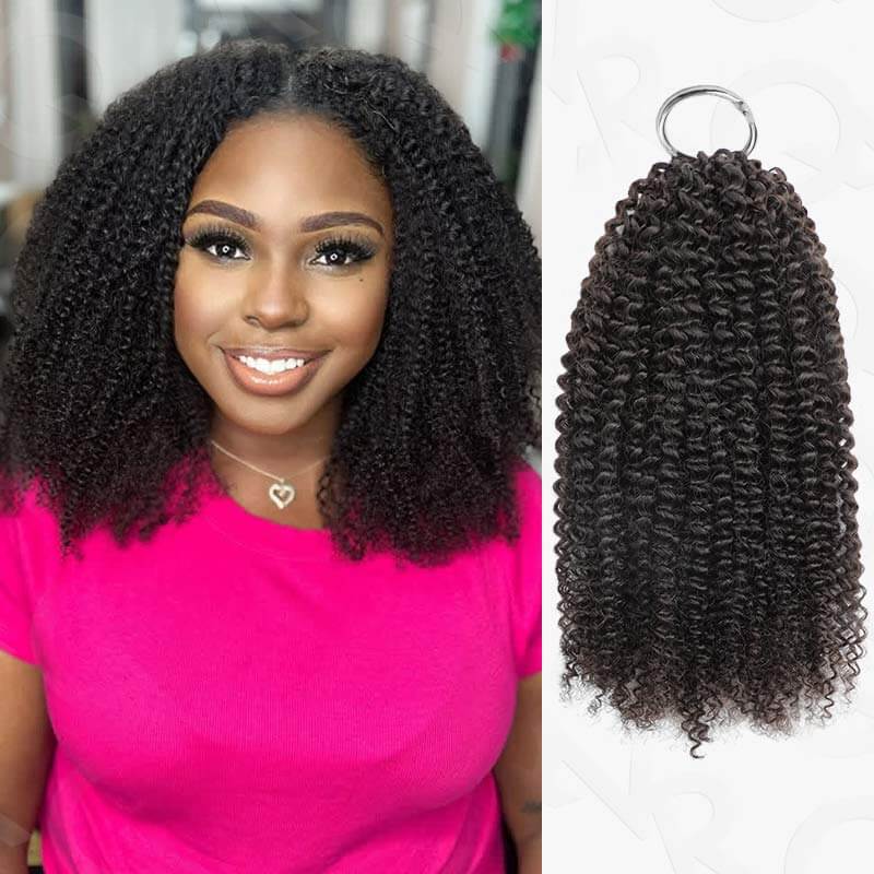 Member Sale| QVR Burmese Curly Crochet Hair Natural Black