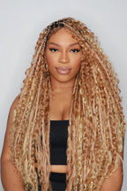 #27/#30 Piano Color Deep Wave Bulk Braiding Hair Extensions BU12