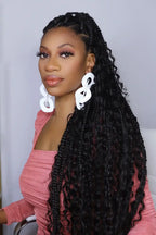 Water Wave Bulk Hair For Braiding Natural Black BU14
