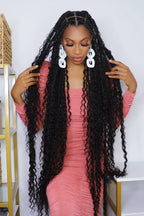 Water Wave Bulk Hair For Braiding Natural Black BU14