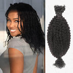 IG Exclusive|3 Packs Natural Black Spring Twist Hair for Type 4A/3C Hair