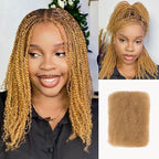QVR Best Quality Kinky Twist Style 4 Packs Afro kinky Bulk Braiding Human Hair