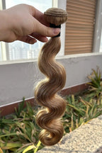 #27 Honey Blonde Body Wave Brazilian Hair Bundles Sew in Extensions