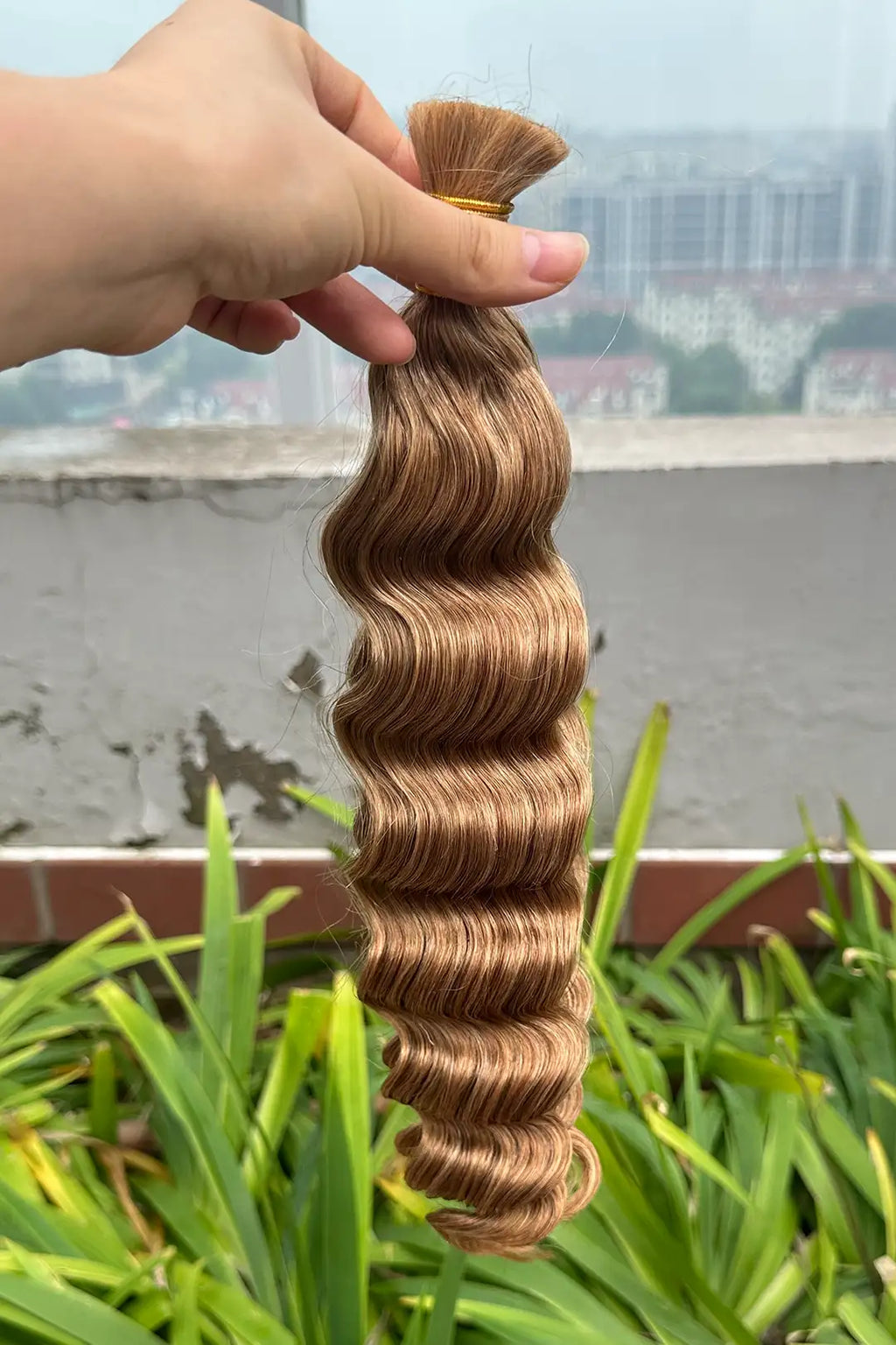 Double Drawn #27 Honey Blonde Bulk Hair Loose Wave BU65