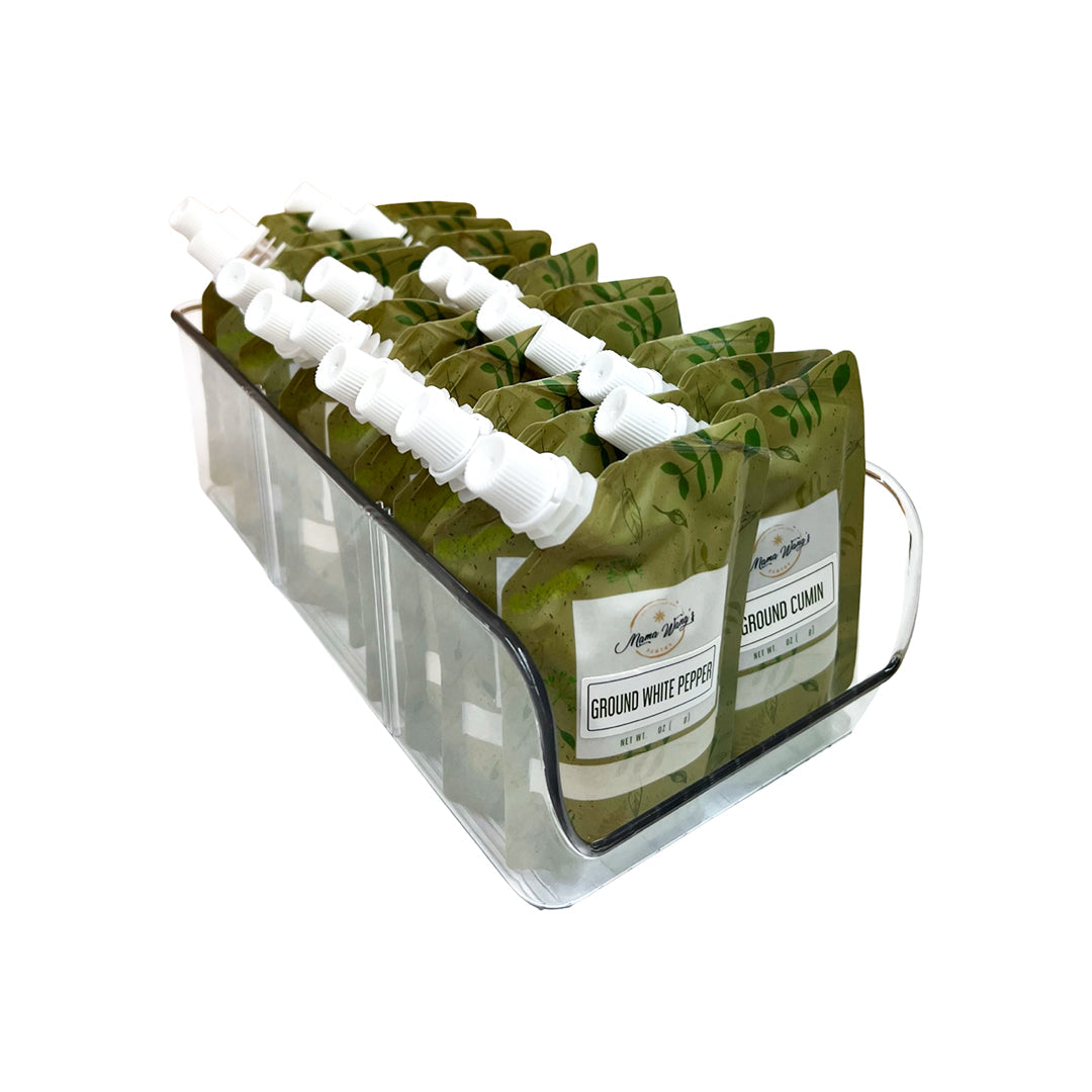 Plastic Food Storage Bin Organizer