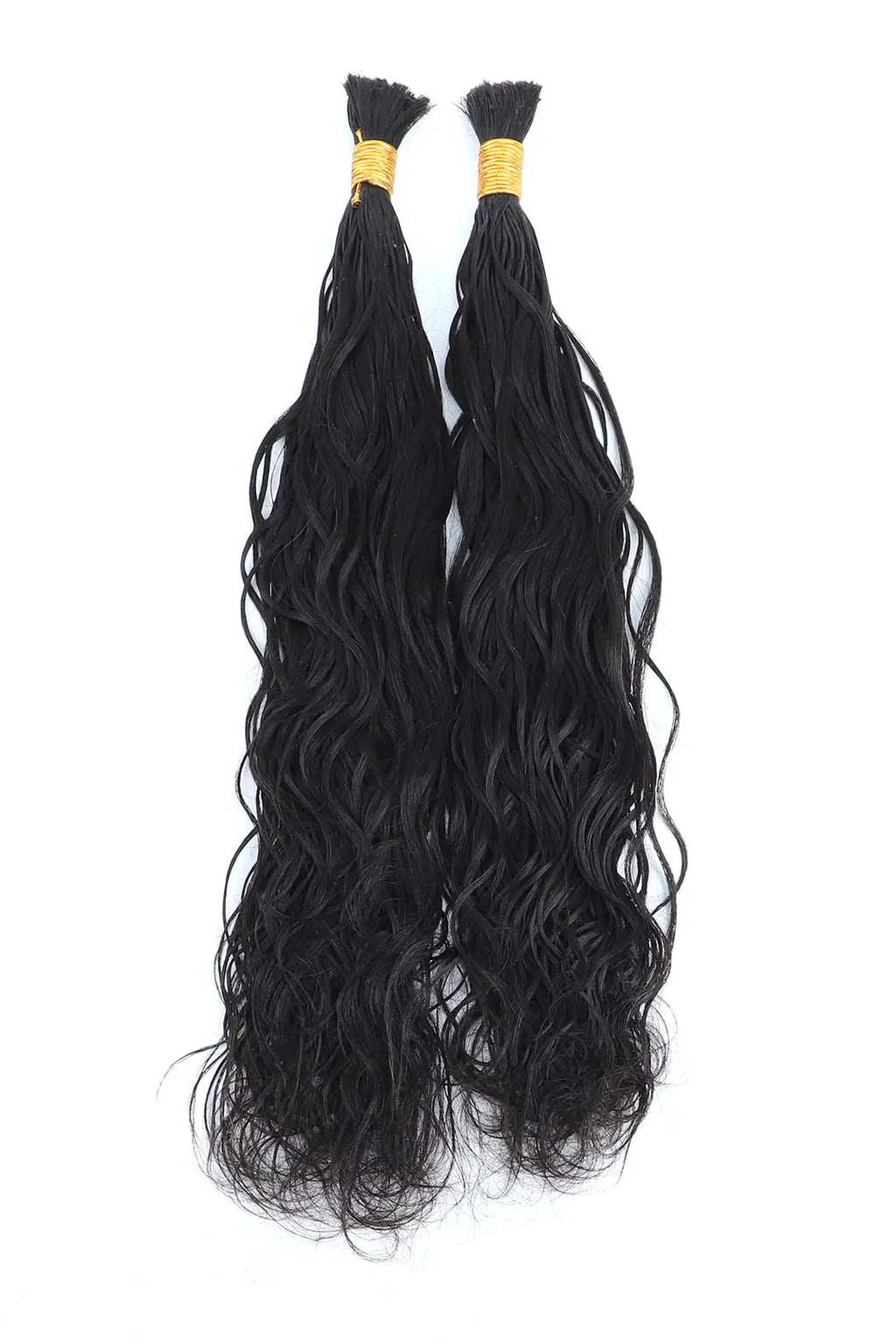 Pre-Divided Loose Wave Bulk Human Hair For Braiding Easy Split BU83