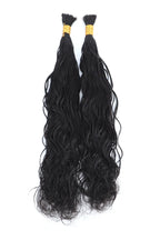 Pre-Divided Loose Wave Bulk Human Hair For Braiding Easy Split BU83