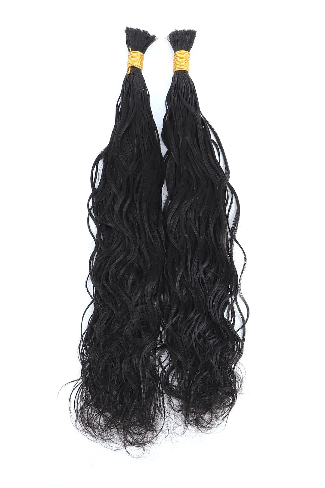 Pre-Divided Loose Wave Bulk Human Hair For Braiding Easy Split BU83