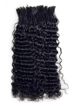 Pre-Divided Water Wave Bulk Human Hair For Braiding Easy Split BU82