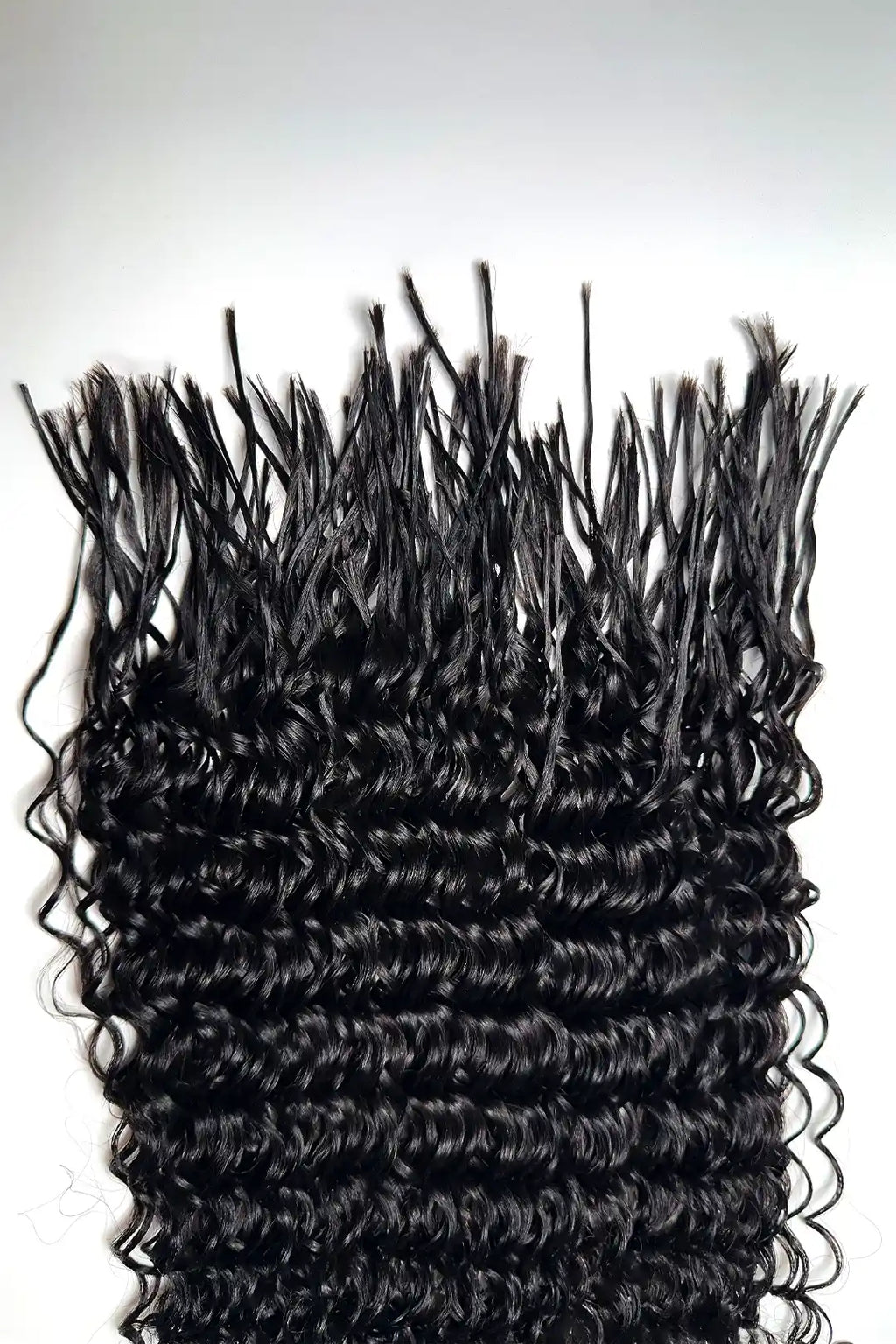 Pre-Divided Water Wave Bulk Human Hair For Braiding Easy Split BU82
