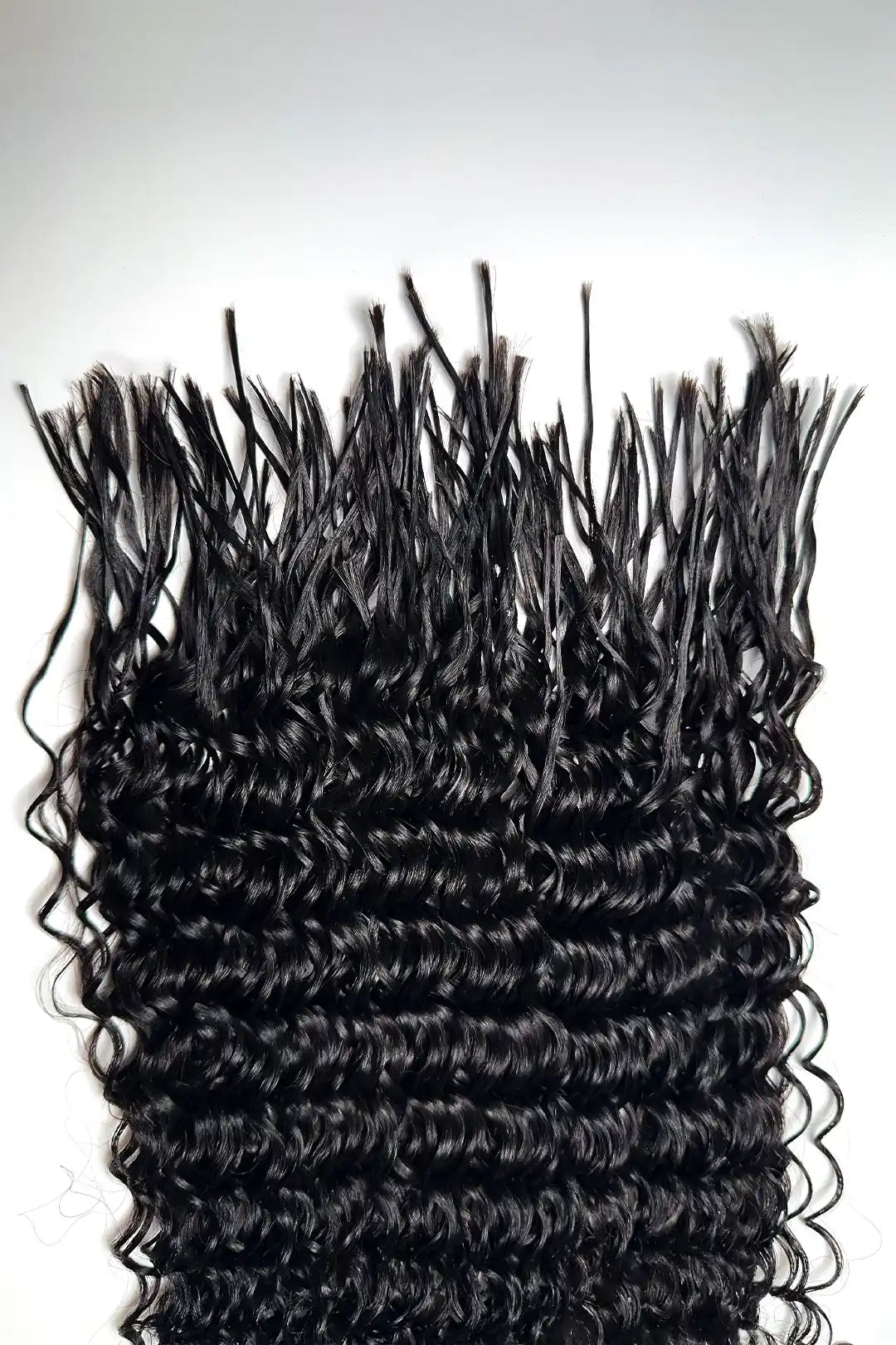 Pre-Divided Water Wave Bulk Human Hair For Braiding Easy Split BU82