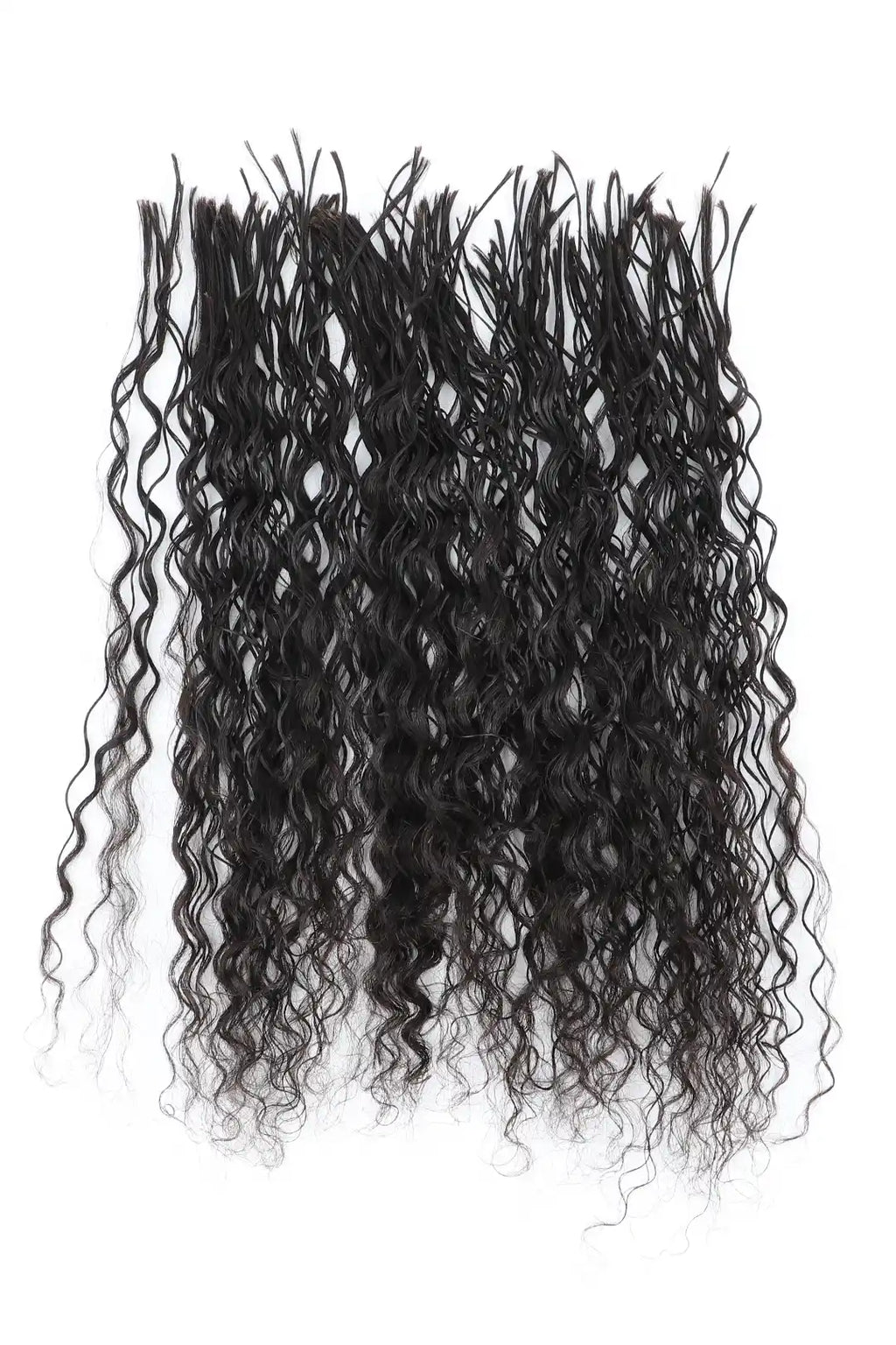 Pre-Divided Water Wave Bulk Human Hair For Braiding Easy Split BU82