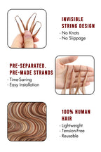 Highlight Blend #27/30/613 Body Wave Feather Crochet Human Hair