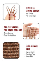 Highlight Blend #27/30/613 Deep Wave Feather Crochet Human Hair