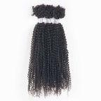 QVR Ombre T2/350 Afro Kinky V Bulk for Kinky Twist Crochet Braiding Hair