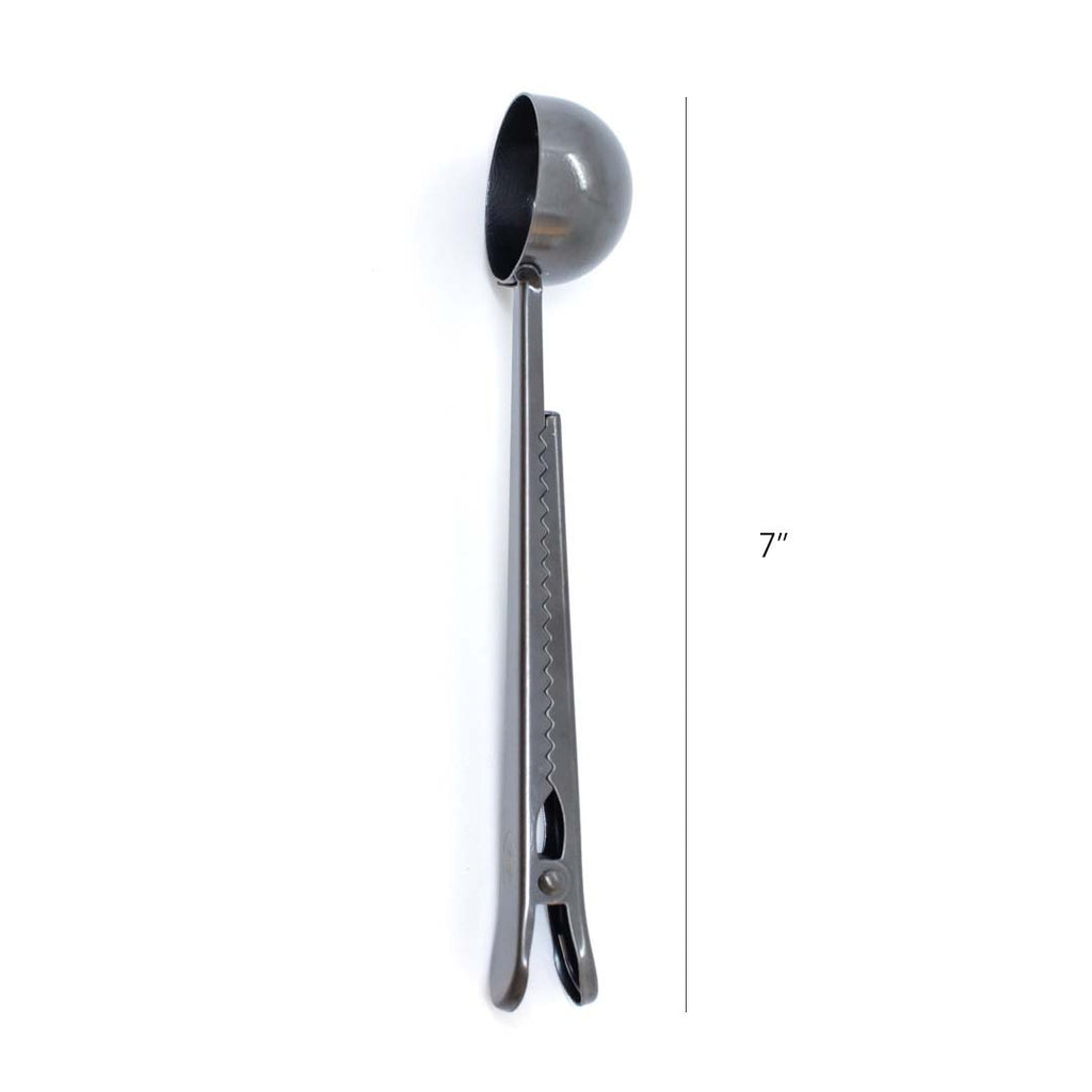 Long Handle Tea/Coffee Measuring Spoon Stainless Steel with Clip