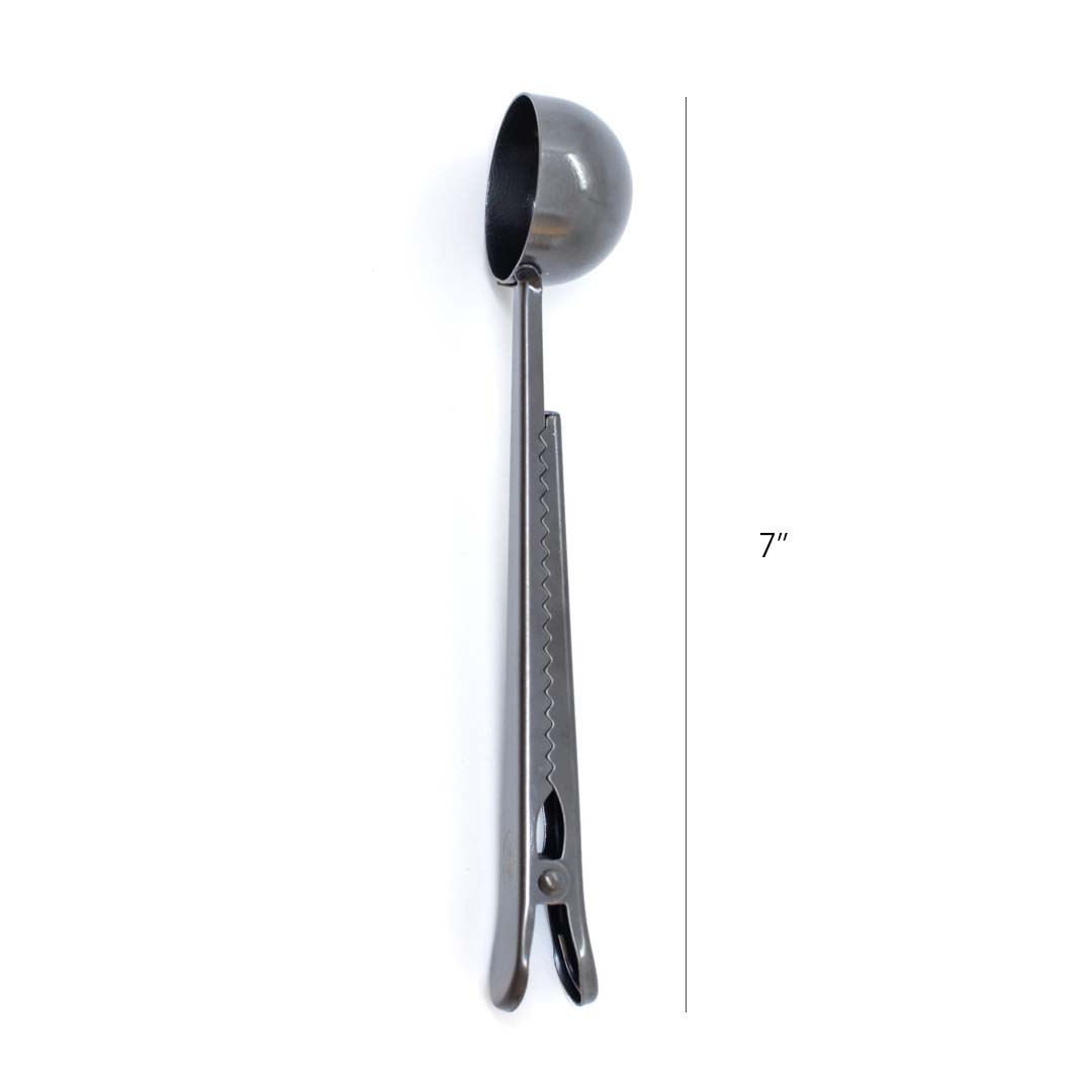 Long Handle Tea/Coffee Measuring Spoon Stainless Steel with Clip