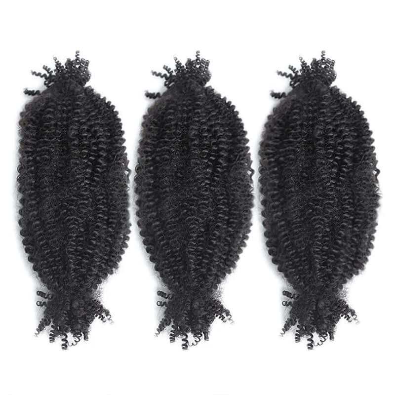 IG Exclusive|3 Packs Natural Black Spring Twist Hair for Type 4A/3C Hair