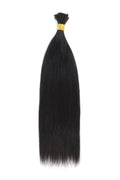 Straight Bulk Hair For Braiding Natural Black BU09