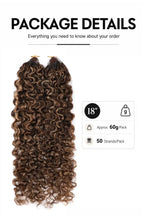 #4A/27/30 Mixed Color Water Deep Wave Crochet Hair for Miracle Knots