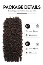 Dark Brown #4 Burmese Curly with Spiral Curls Crochet Miracle Knots Hair