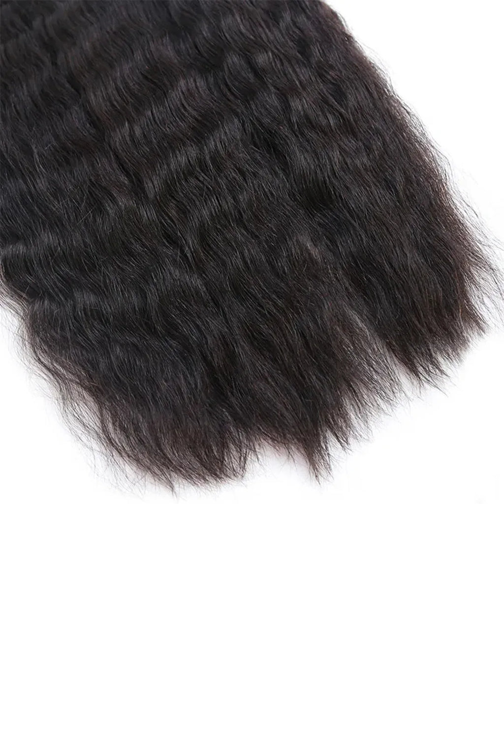 Double Drawn Wet & Wave Bulk Hair For Braiding Natural Black BU27