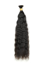 Double Drawn Wet & Wave Bulk Hair For Braiding Natural Black BU27